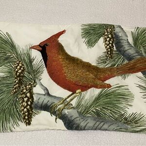 Pottery Barn embroidered pillow cover, 16” x26”, very good condition